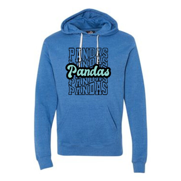 J. America - Triblend Hooded Sweatshirt - Printed Logo Thumbnail