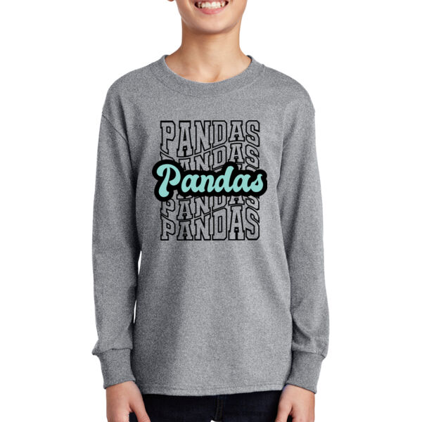 Port& Company Youth Long Sleeve Core Cotton Tee - Printed Logo Thumbnail