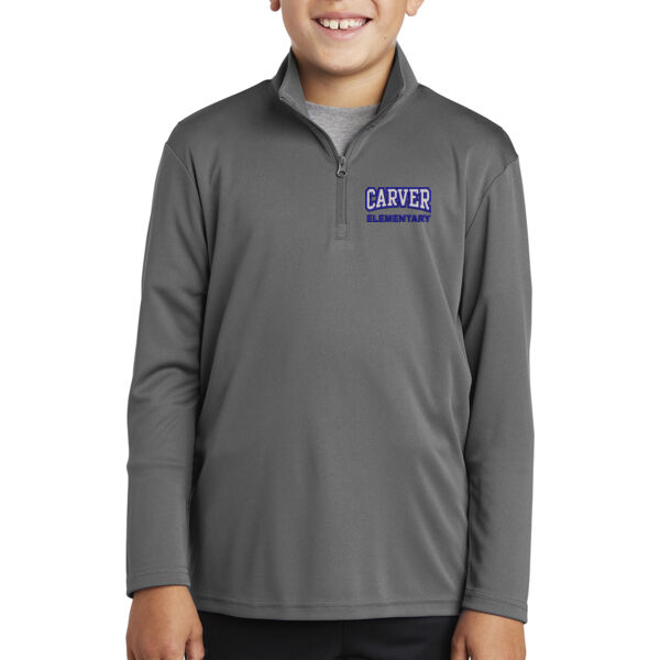 Sport-Tek Youth PosiCharge Competitor 1/4-Zip Pullover  - Embroidered Logo Thumbnail