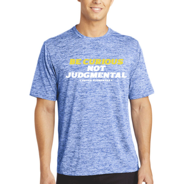 Sport-Tek® PosiCharge® Electric Heather Tee - Printed Logo Thumbnail