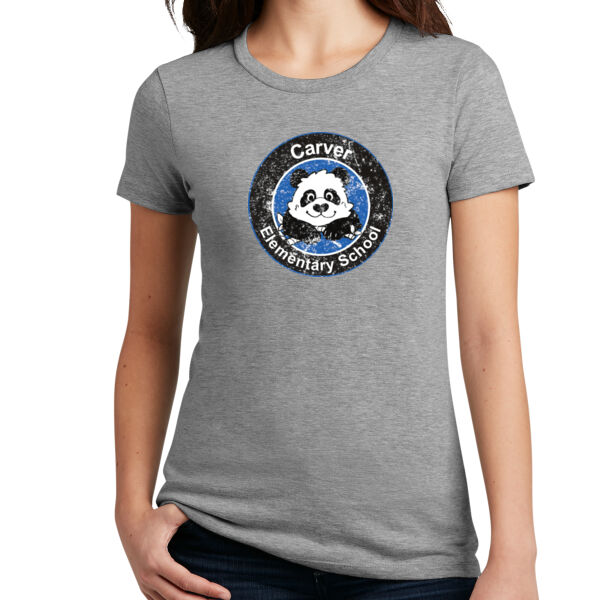 District ® Women’s Perfect Blend ® CVC Tee - Printed Logo Thumbnail