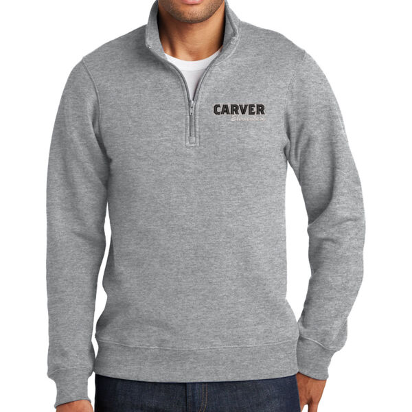 Fan Favorite Fleece 1/4-Zip Pullover Sweatshirt - Embroidered Logo Thumbnail