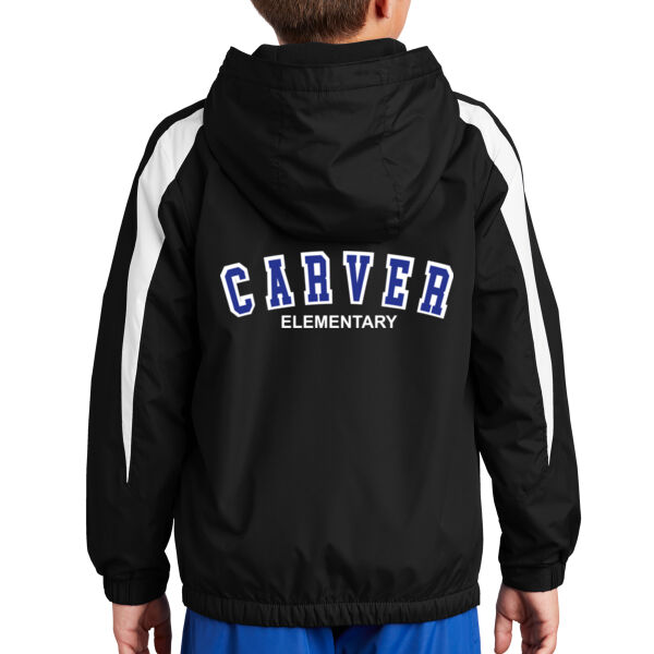 Sport-Tek Youth Fleece-Lined Colorblock Jacket - Embroidered & Applique Logos **Add Name for $5! ** Thumbnail