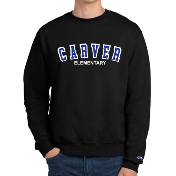 Champion® Powerblend® Crewneck Sweatshirt - Applique Logo Thumbnail