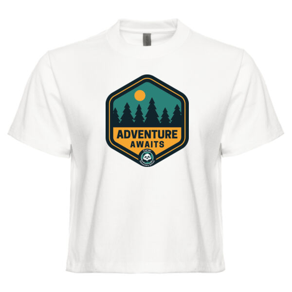 ** STAFF ONLY **  Next Level - Women's Heavyweight Boxy T-Shirt - Printed Logos Thumbnail