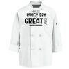 Eight Knot Button Chef Coat with Thermometer Pocket Thumbnail