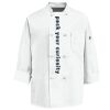 Eight Knot Button Chef Coat with Thermometer Pocket Thumbnail