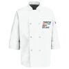 Button Chef Coat with Thermometer Pocket Thumbnail