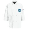 Button Chef Coat with Thermometer Pocket Thumbnail