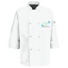 Button Chef Coat with Thermometer Pocket Thumbnail