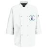 Eight Pearl Button Chef Coat with Thermometer Pocket Thumbnail