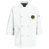 Eight Pearl Button Chef Coat with Thermometer Pocket Thumbnail
