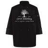 Ten Pearl Button Black Chef Coat Thumbnail