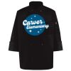 Ten Pearl Button Black Chef Coat Thumbnail