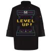 Ten Pearl Button Black Chef Coat Thumbnail
