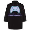 Ten Pearl Button Black Chef Coat Thumbnail