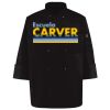 Ten Pearl Button Black Chef Coat Thumbnail